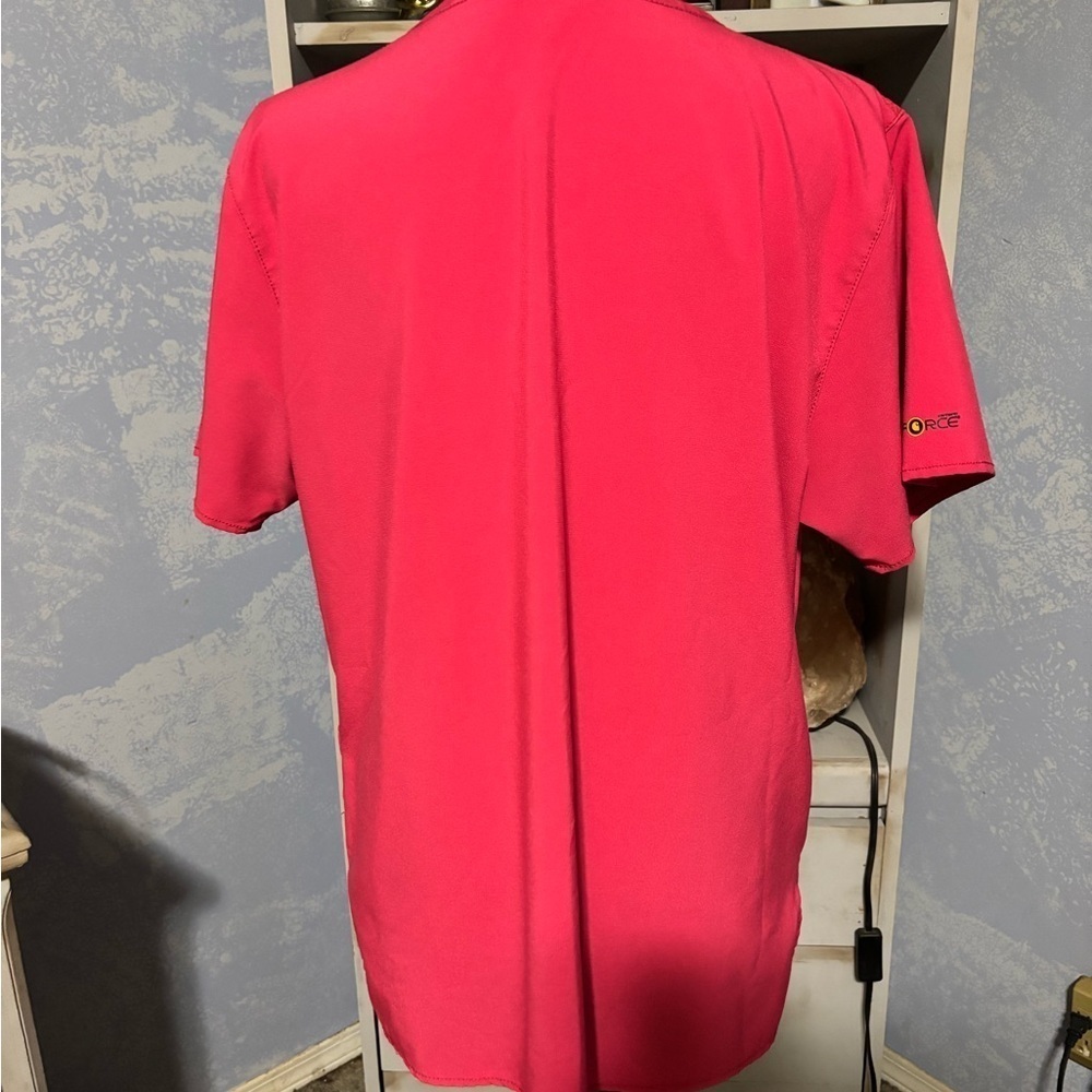 🛍Bundle sale🛍Carhartt Pink scrub top Short Sleeve large - Picture 6 of 12